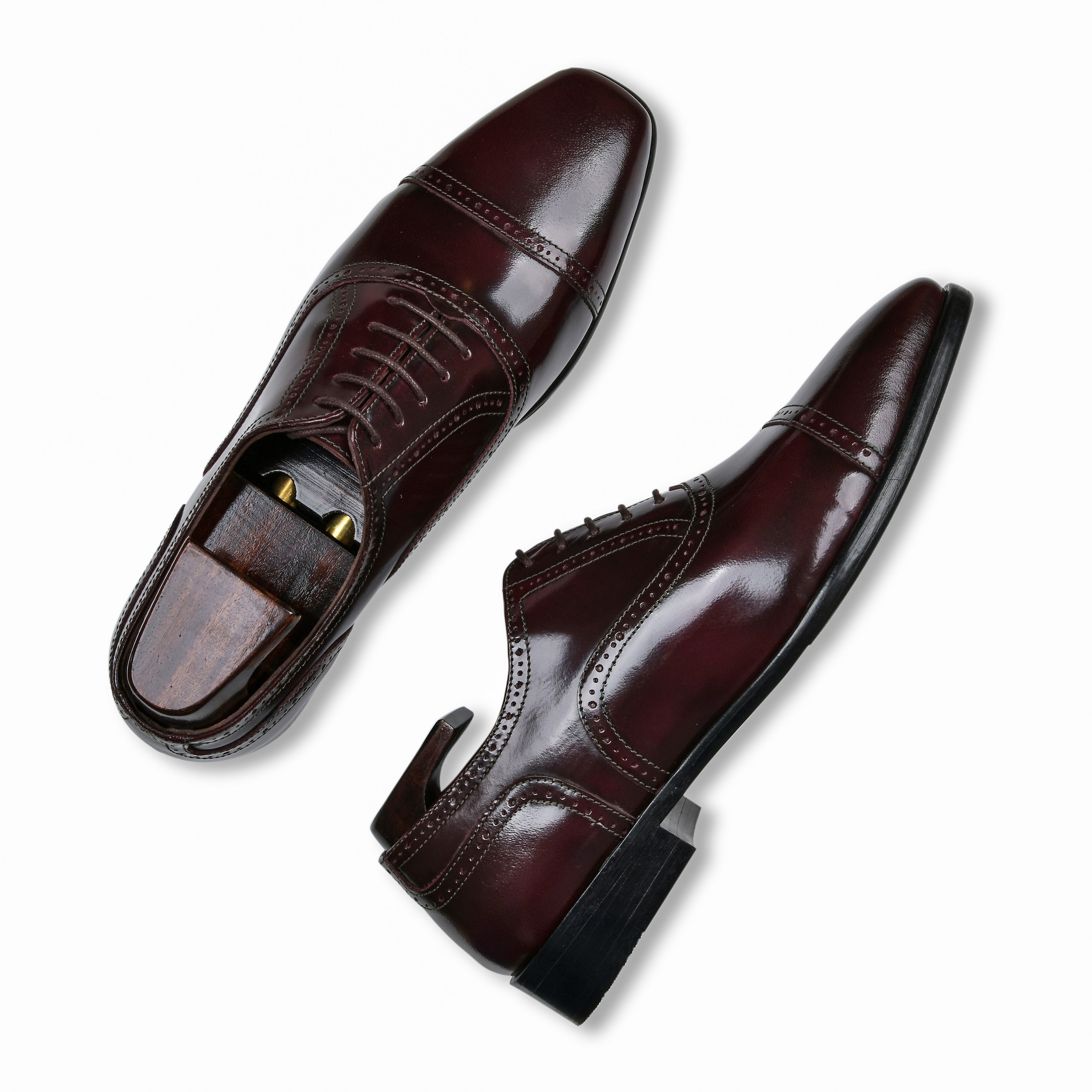 CHARLES | BRUSHOFF BURGUNDY