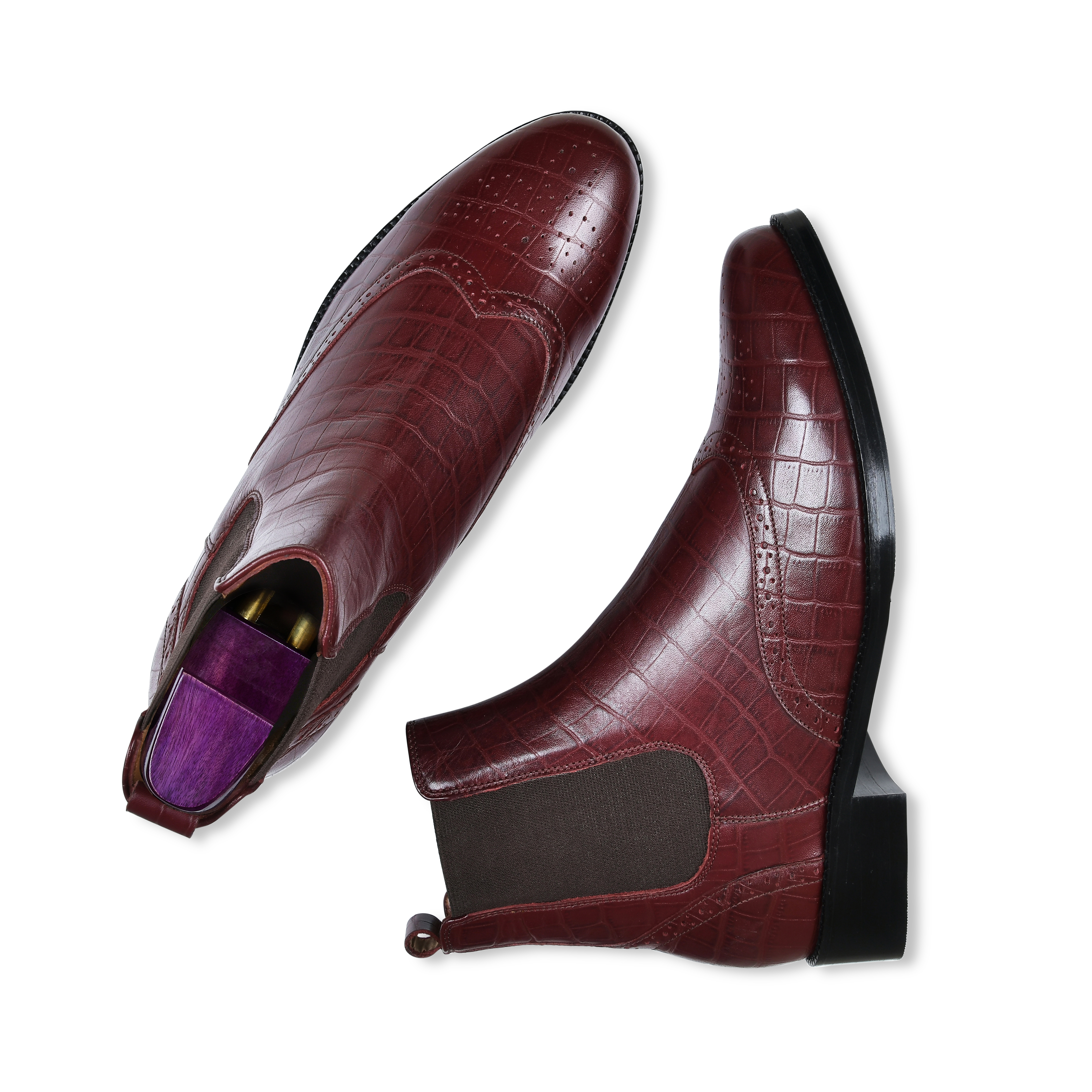 WADE | BURGUNDY CROCO