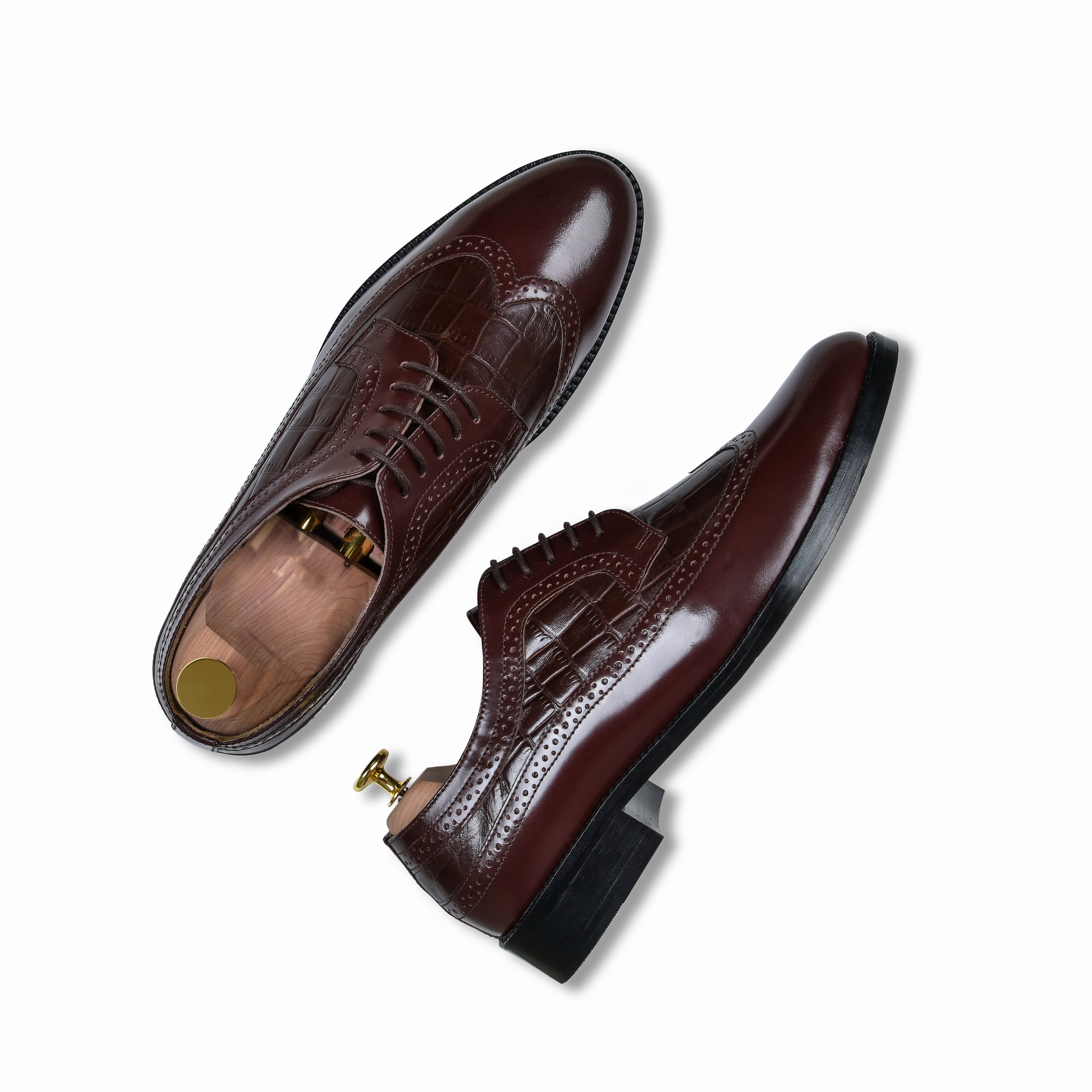 DOMINIC | BURGUNDY CROCO
